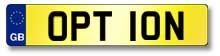 option number plate