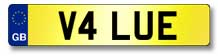 value number plate