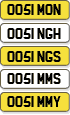 Premium 51 number plate release