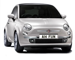 Fiat private number plate