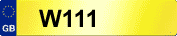 CHEAP CAR REGISTRATION W111