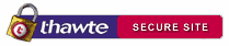 Thawte secure website