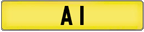 Dateless plate example 'A 1'