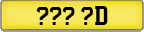 Search for D Reg Suffix Numberplates