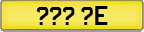 Search for E Reg Suffix Numberplates