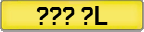 Search for L Reg Suffix Numberplates