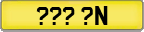 Search for N Reg Suffix Numberplates