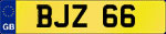irish number plates example