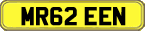 62 Private Number Plate Example