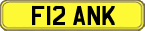 F reg prefix plate example