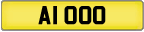 OOO Prefix style number plates