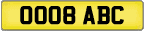 OO current style number plates
