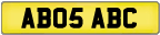Current style plate example