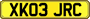 XK03 JRC plate example