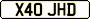 X40 JHD plate example