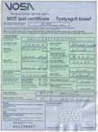 MOT form