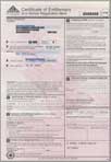 V750 Registration Certificate