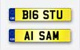 car registrations big and number ones