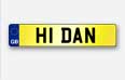 messages on number plates