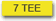 NUMBER PLATE 7 TEE