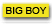 NUMBER PLATE  BIG BOY