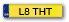number plate L8 THT