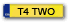 number plate T4 TWO