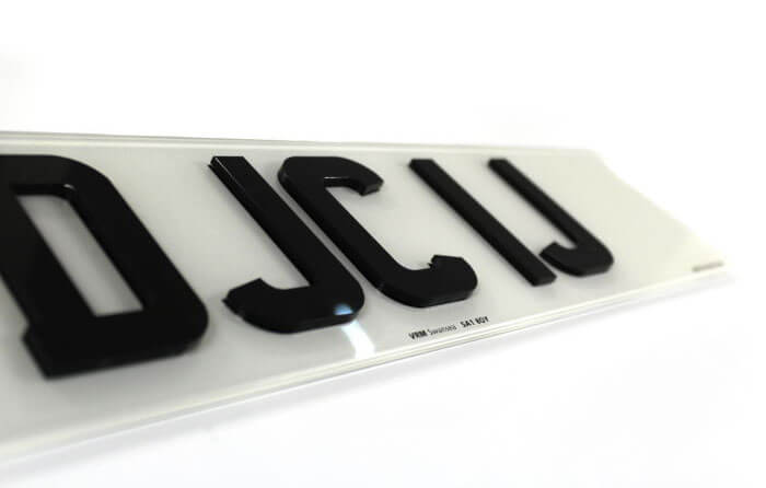 4d plate white