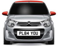 private number plate PL84 YOU