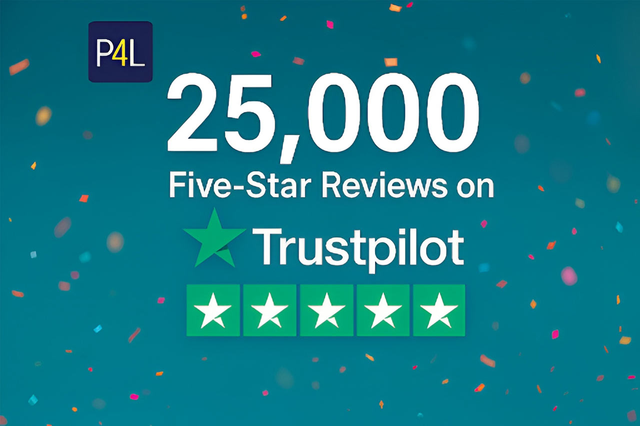 25,000 Five-star Excellent reviews on Trustpilot for Plates4Less