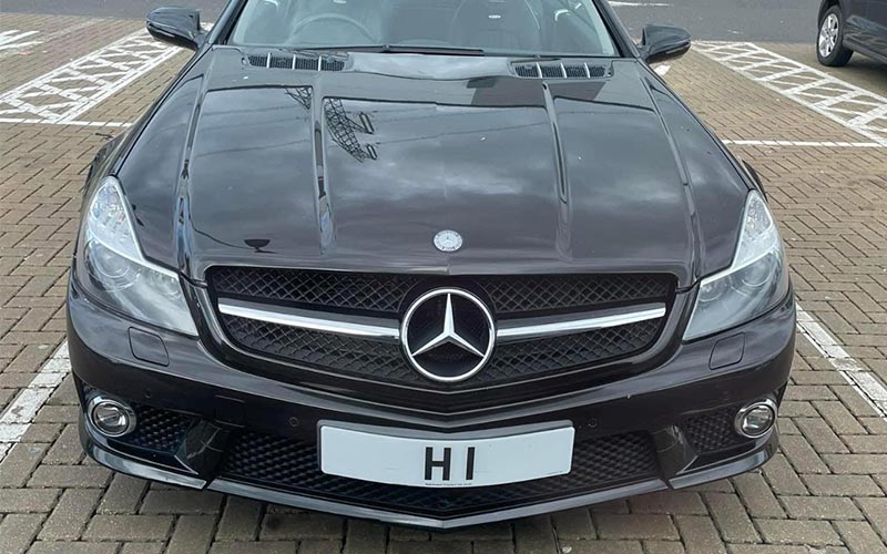 hyper private number plate H1