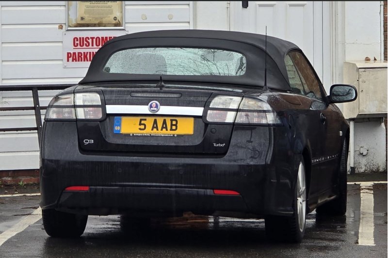 private number plates car 5AAB