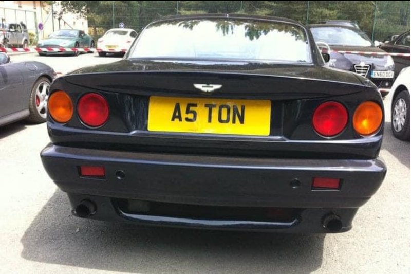 private number plates car A5TON