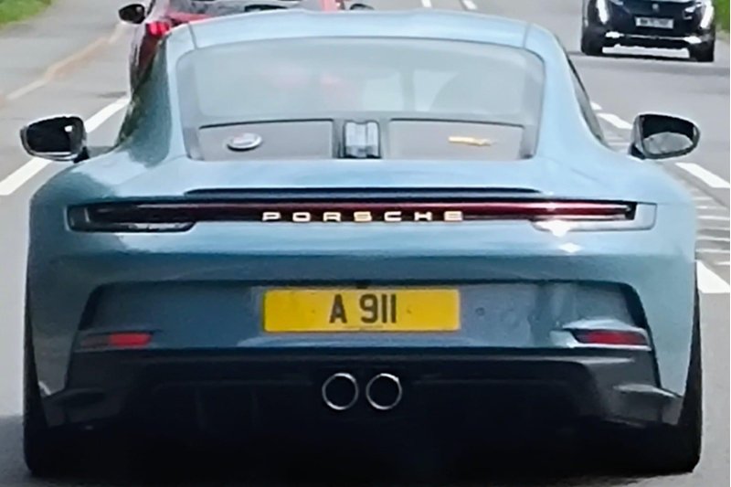 private number plates car A911