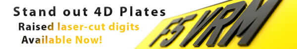 buy premium legal 4D Standout Plates