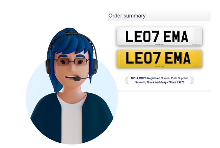 Secure your number plate choice