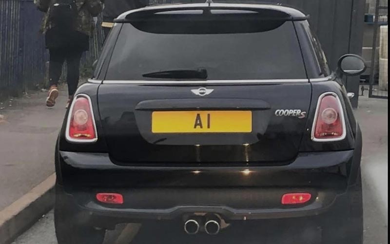 hyper private number plate A1