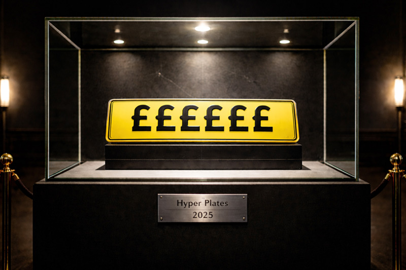 A deep dive into the UK's most expensive private number plates