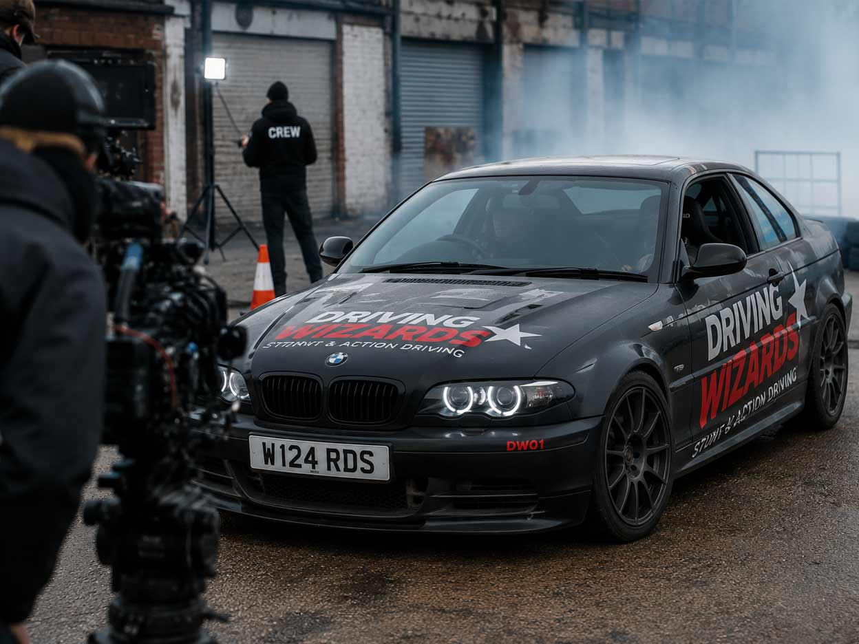 Stunt driving company called Driving Wizards has used personalised registrations