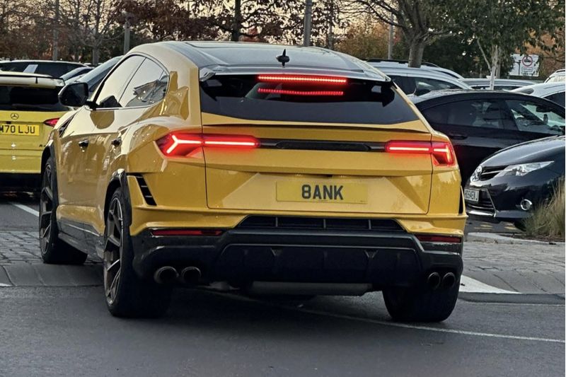 Business related private number plate