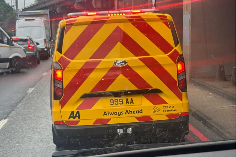 Business related private number plate