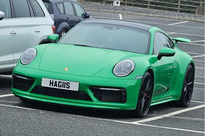 Food related private number plate