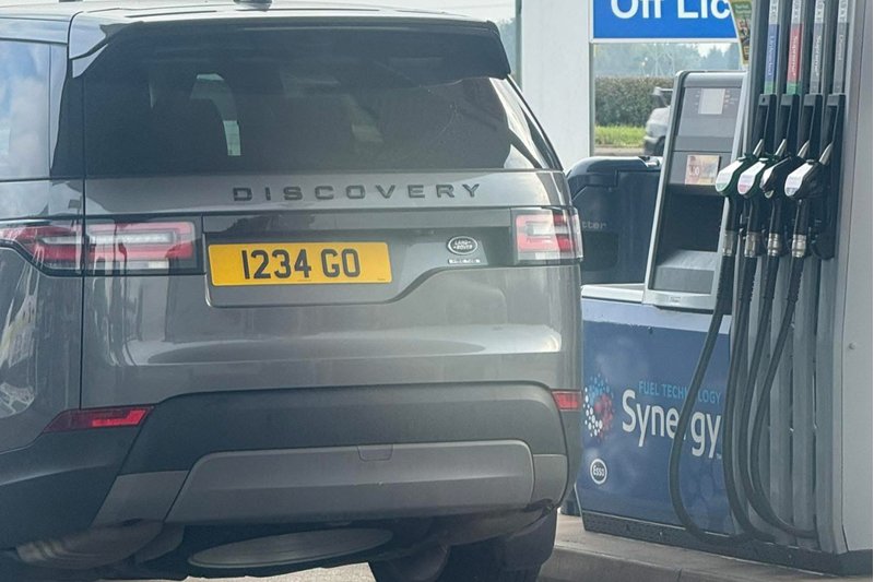 Fun private number plate