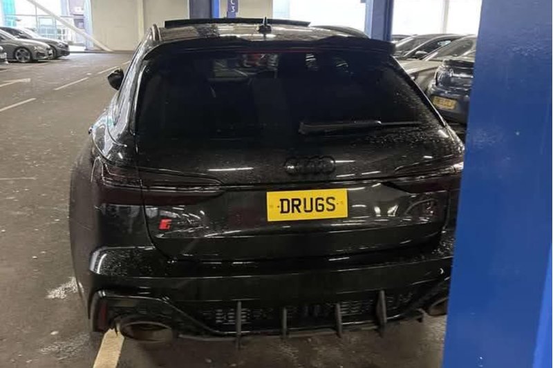 Fun private number plate