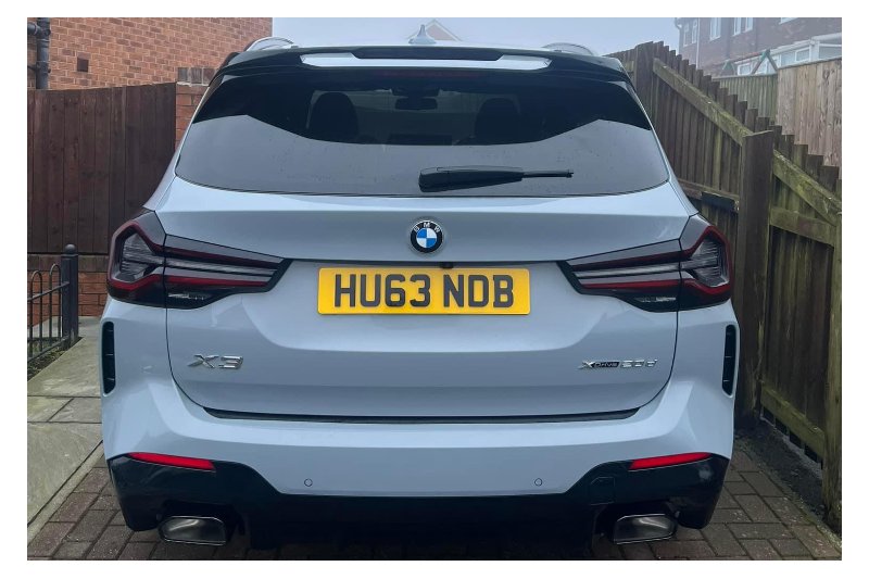 Funny private number plate