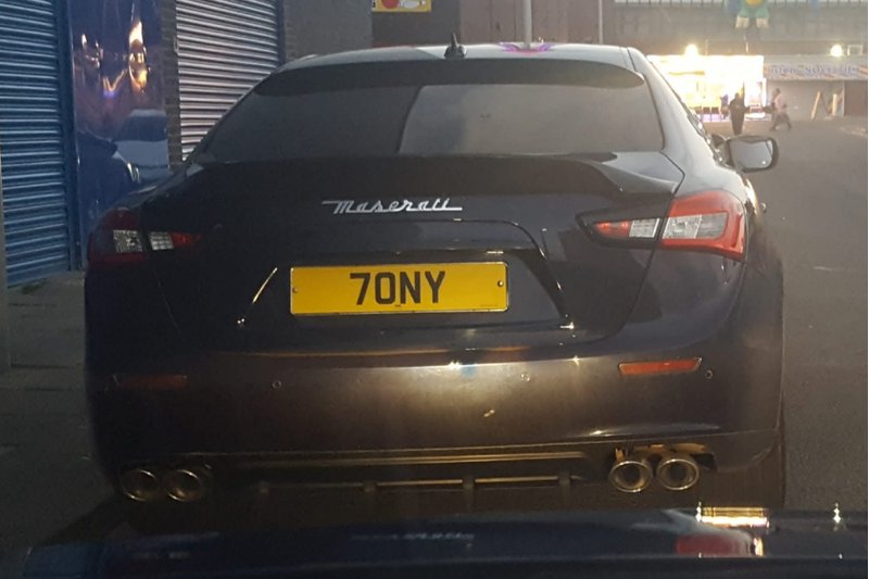 Name private number plate