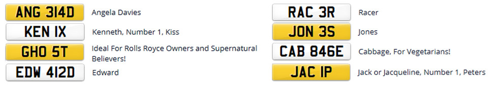 Other Suffix registration examples