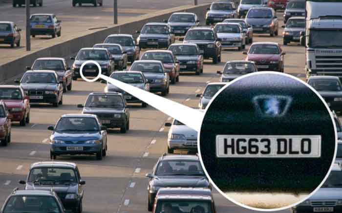 CCTV cameras tracking number plates