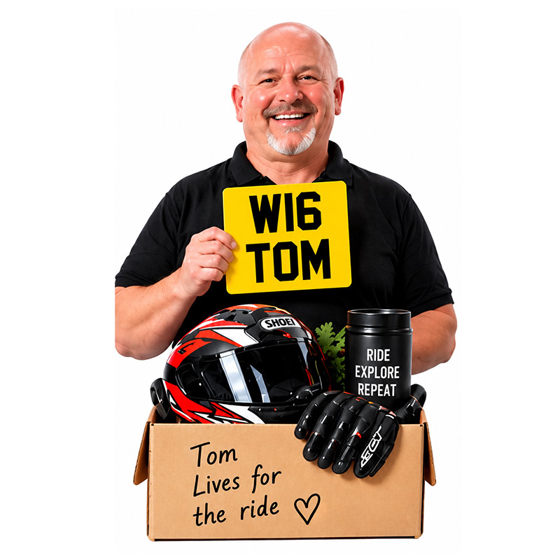 A Personal Touch for Tom's Motorbike - W16 TOM