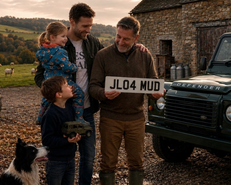 people and their private number plates JL04MUD